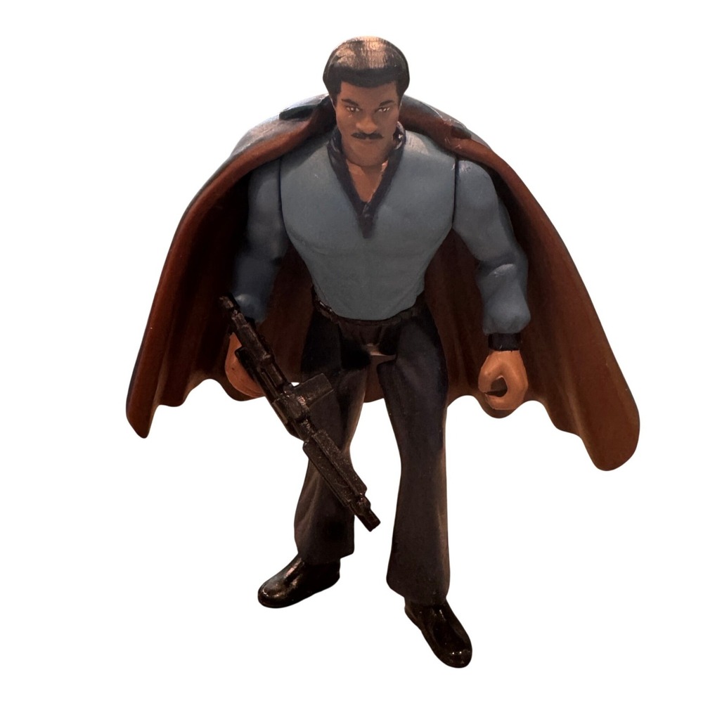 Star Wars Lando Calrissian Bespin Action Figure with Cape and Blaster POTF2